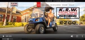 Golf Cart Dealer Website Development