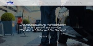 Exclusive chaufeur LLC website screenshot