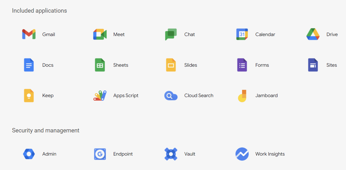 Google Workspace Apps