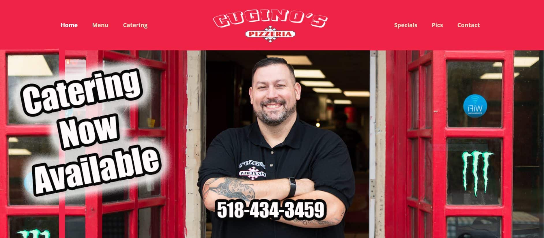 Cuginos Pizzeria - Client of Media Pillars