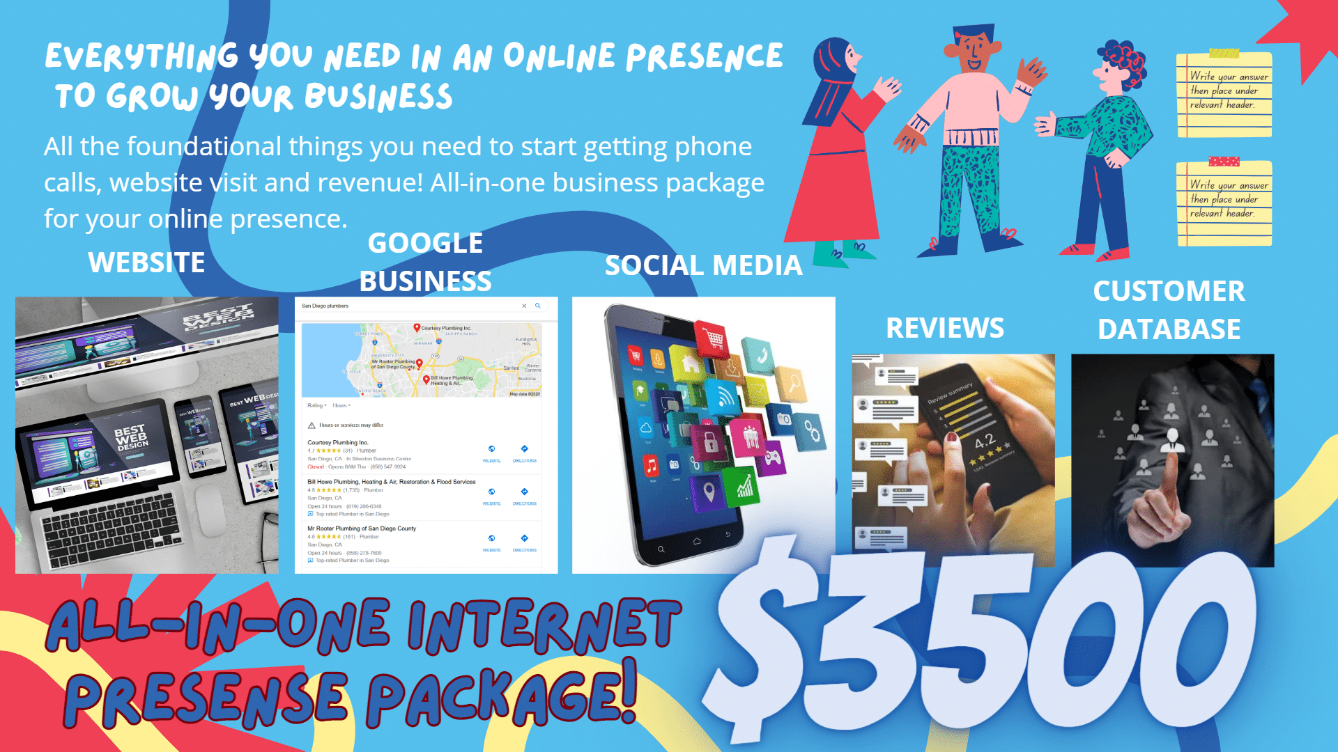 All-In-One internet presence package